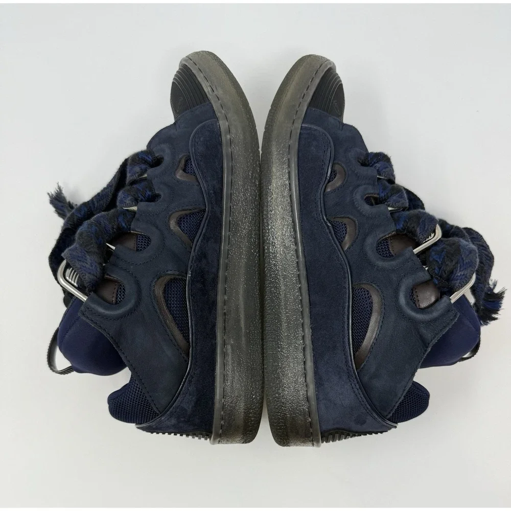 Lanvin Curb Sneaker Navy Size 9 US 42 EU - Picture 4 of 9